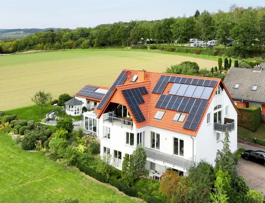 Solardach Mehrfamilienhaus